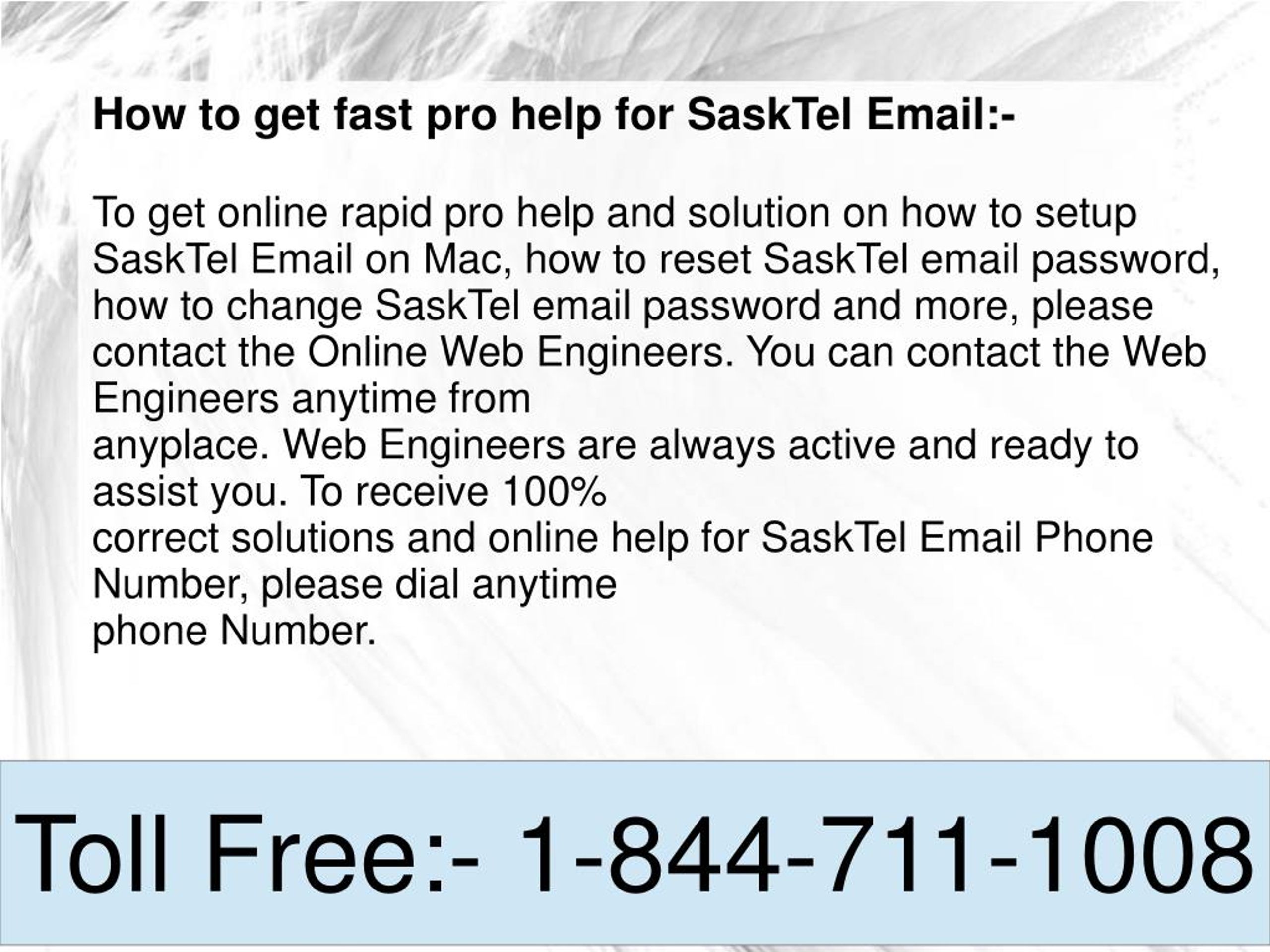 Logging in to sasktel.net Webmail