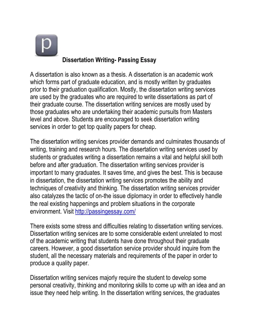 free dissertation writing services