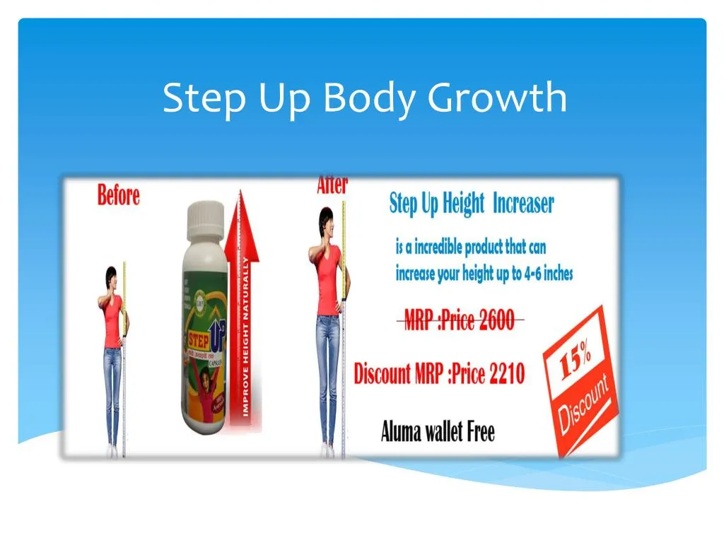 step up body growth n.