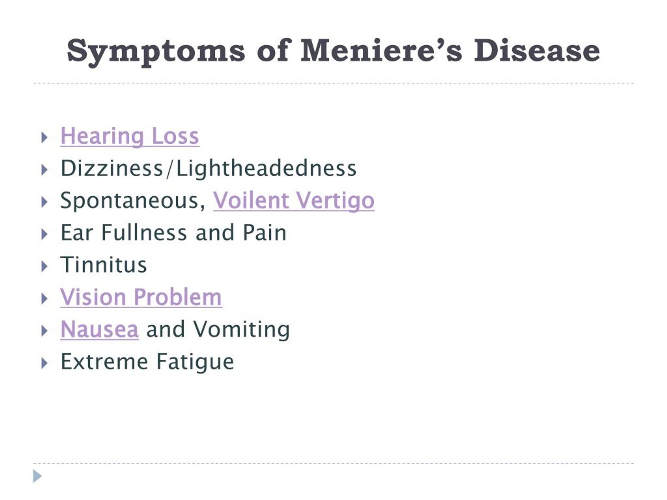 PPT Meniere's Disease PowerPoint Presentation, free download ID7436493