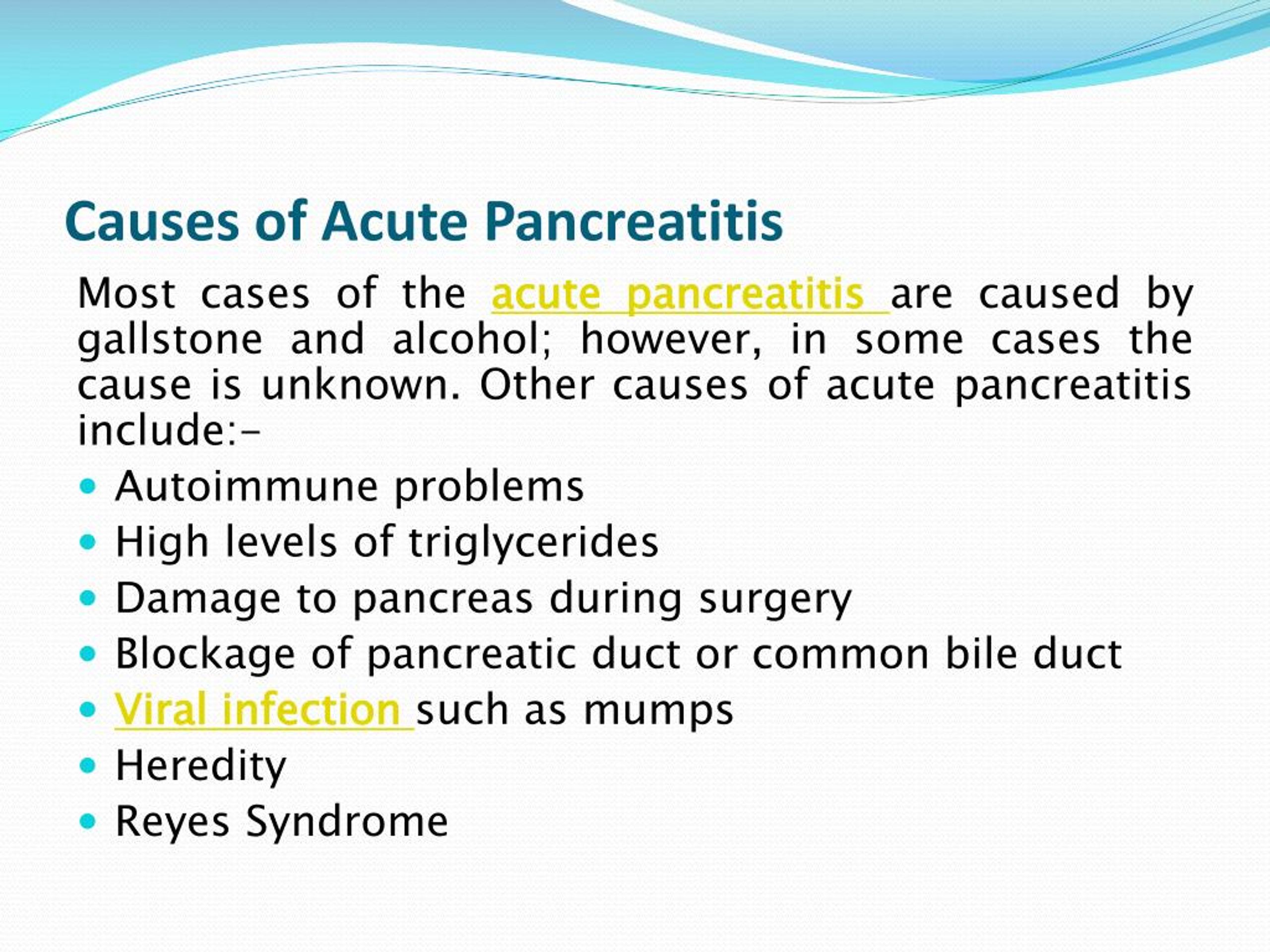 thesis topics on acute pancreatitis