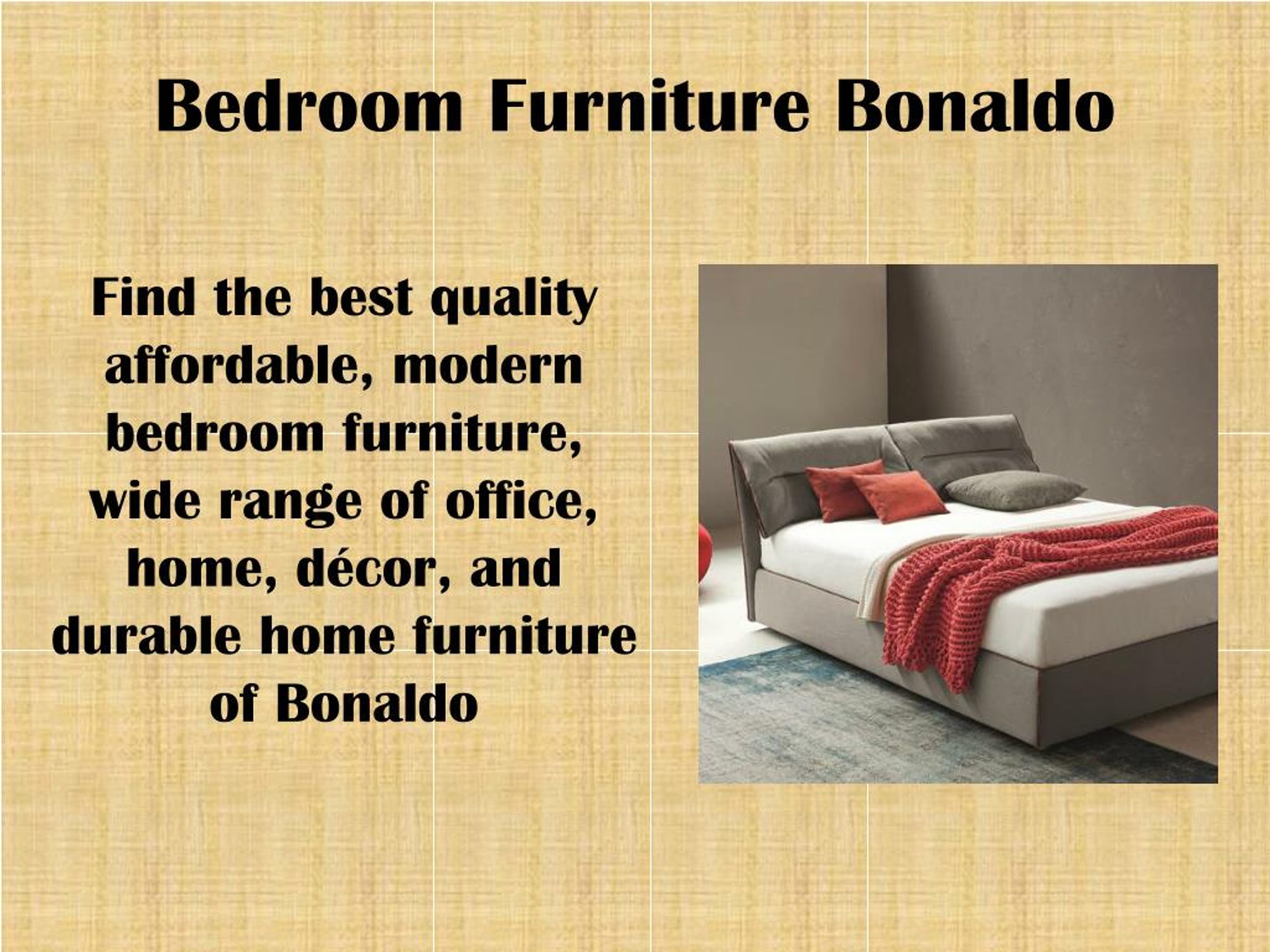 Ppt Bedroom Furniture Bonaldo Powerpoint Presentation Free