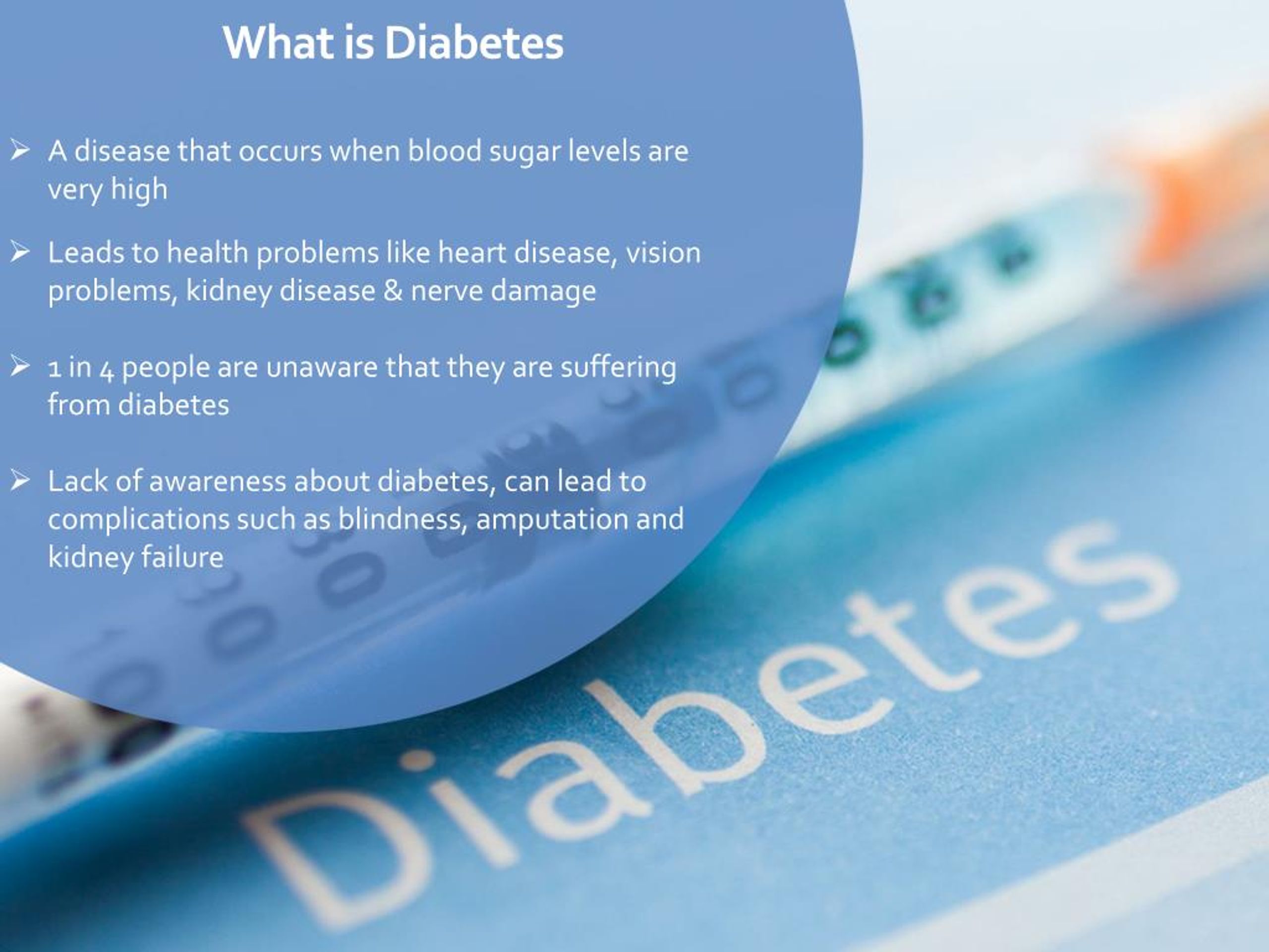 powerpoint presentation om diabetes