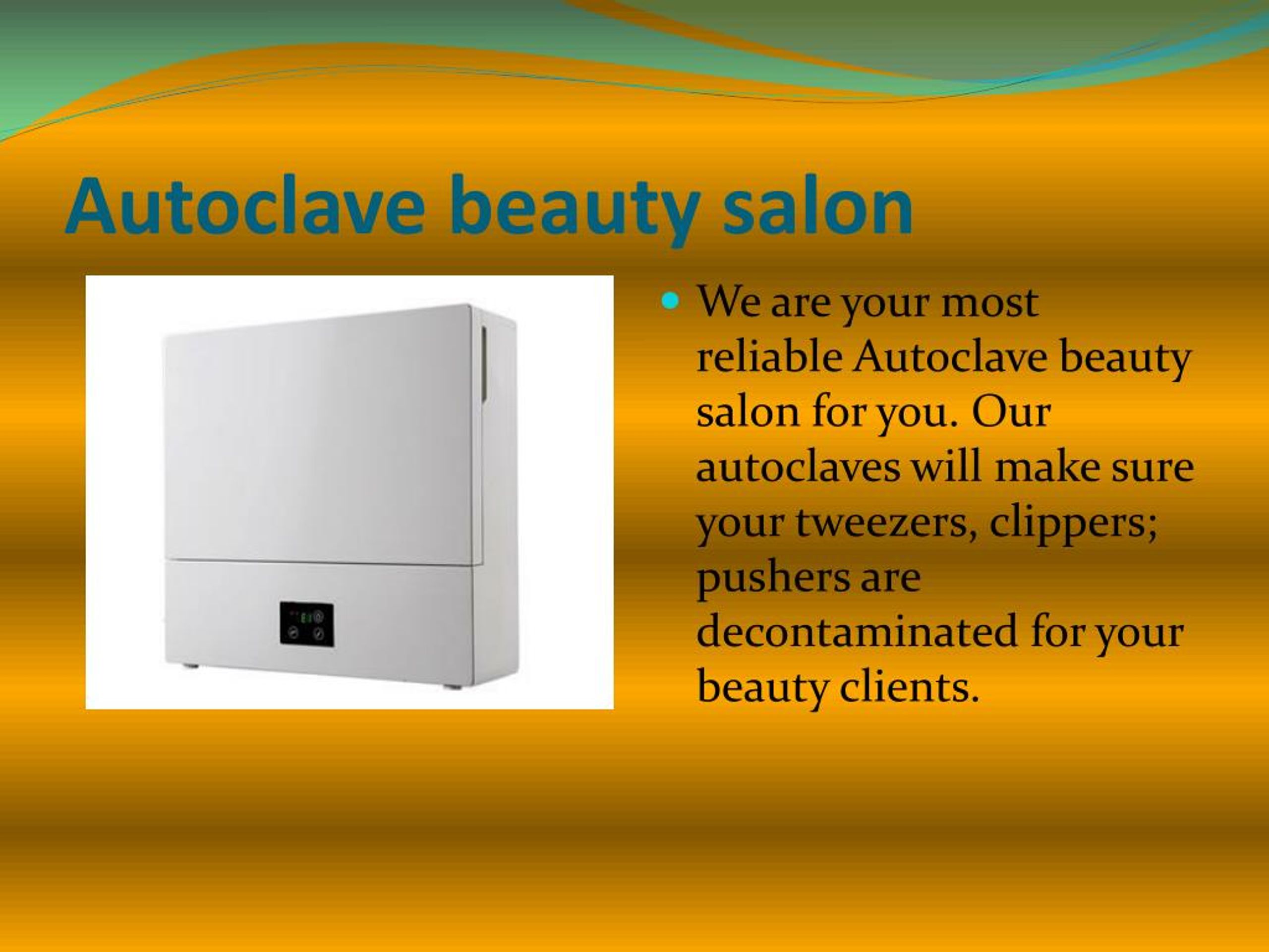 PPT - Tattoo autoclave PowerPoint Presentation, free download - ID:7441335