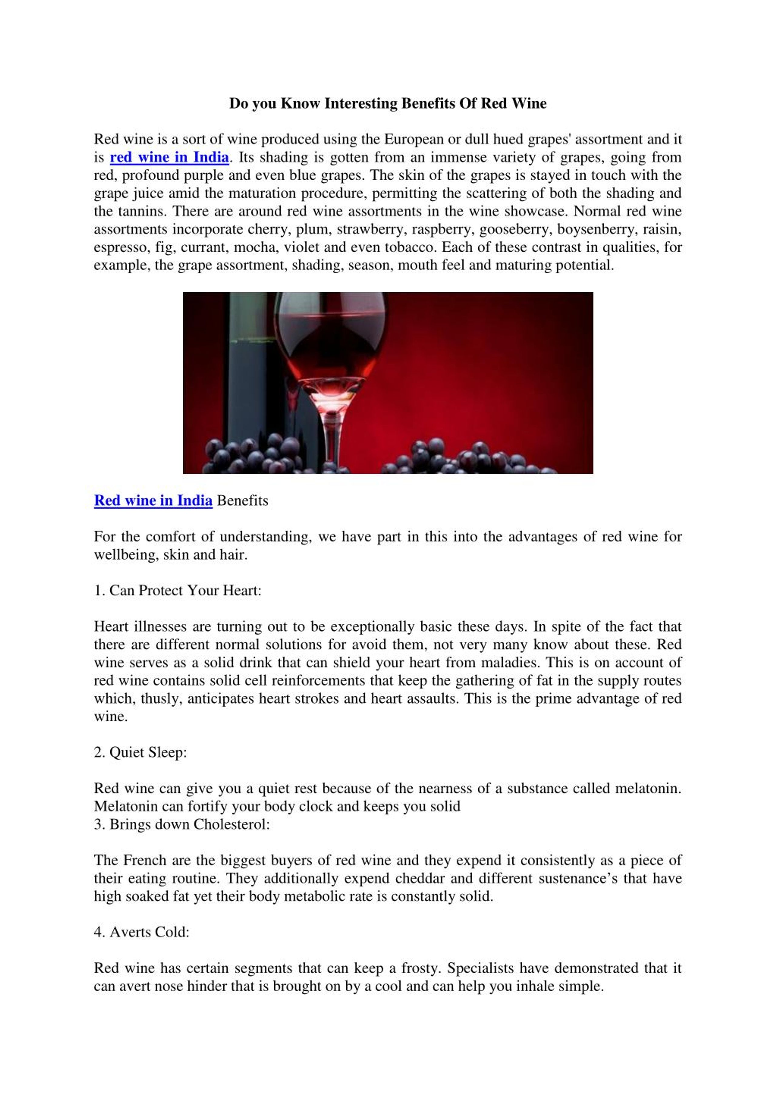 PPT - Do you Know Interesting Benefits Of Red Wine PowerPoint Presentation  - ID:7441749