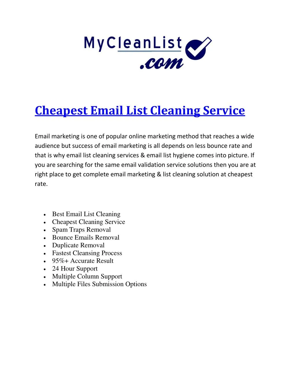 PPT Cheapest Email List Cleaning Service pdf PowerPoint Presentation ID 7441930