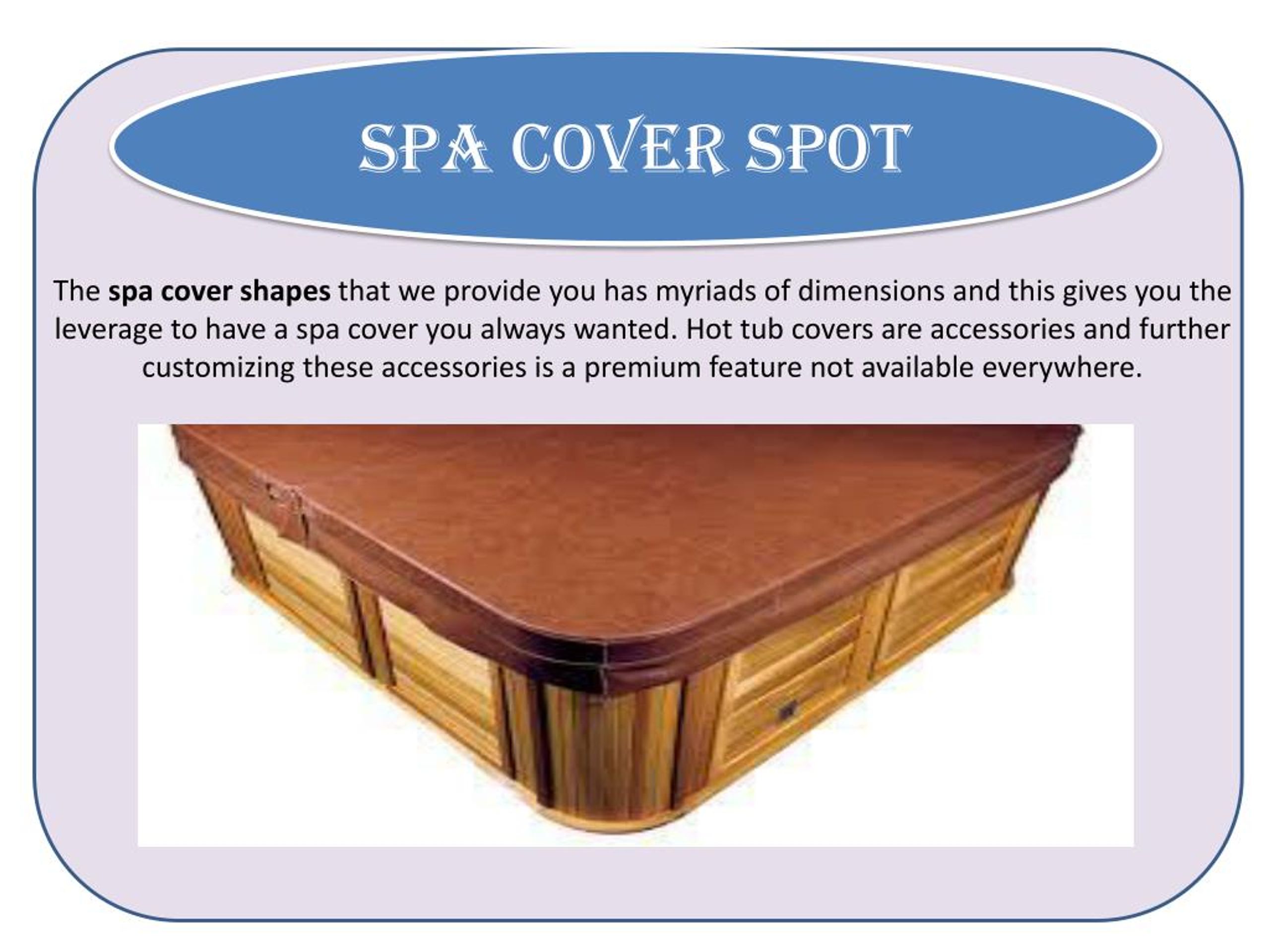 PPT Buy Hot Tub Covers PowerPoint Presentation, free download ID