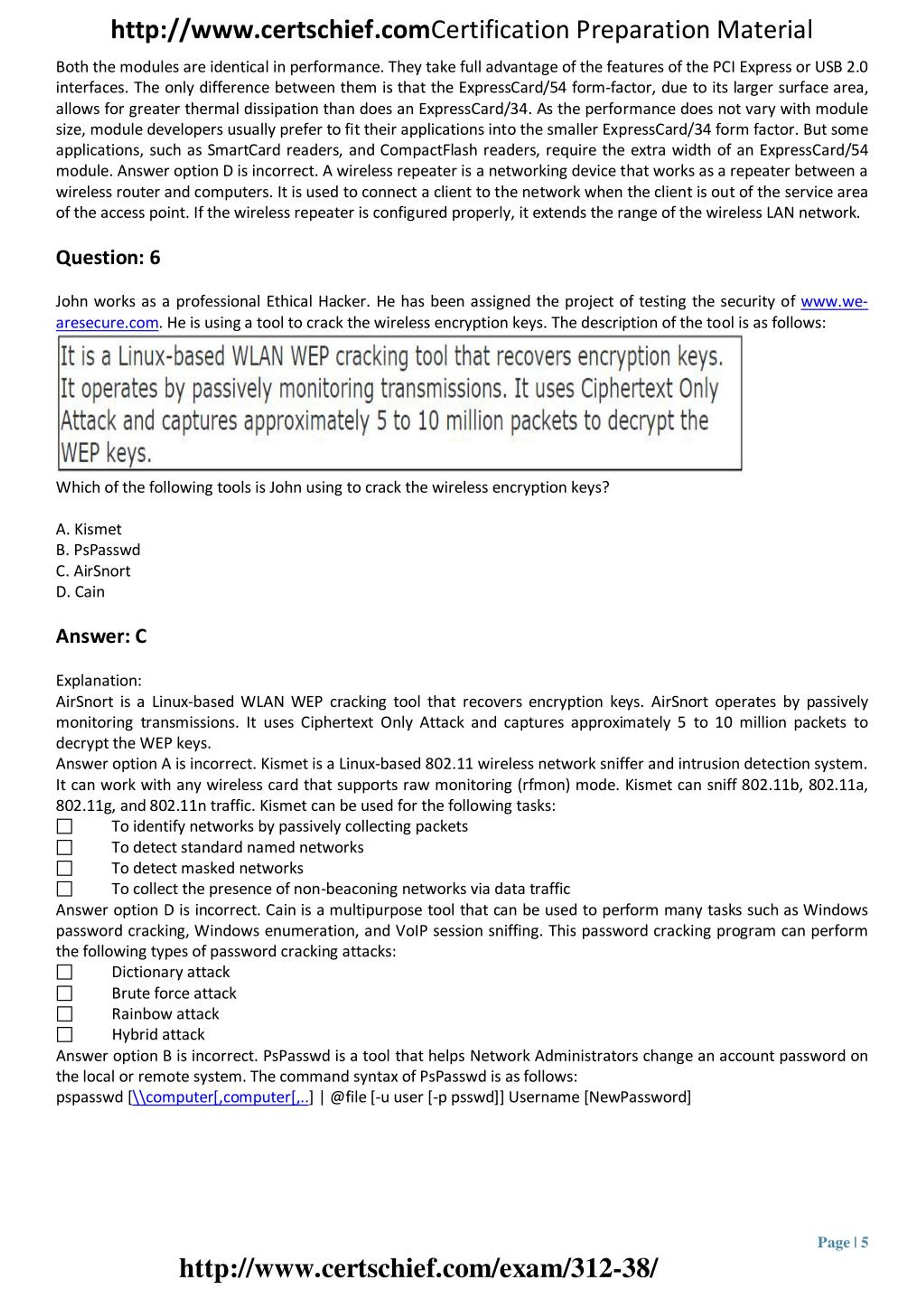 Exam 312-38 Consultant