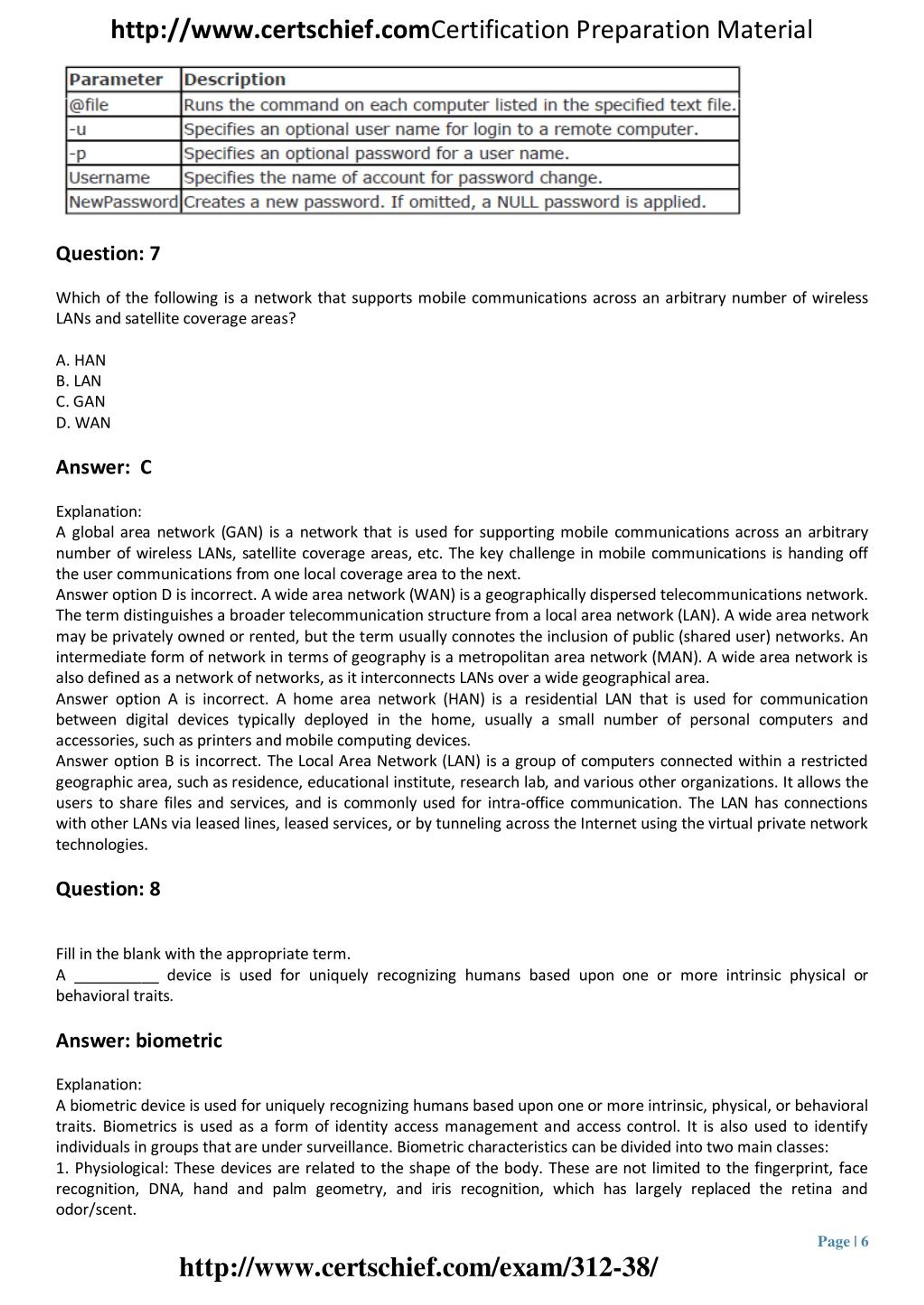 312-38 Examinations Actual Questions