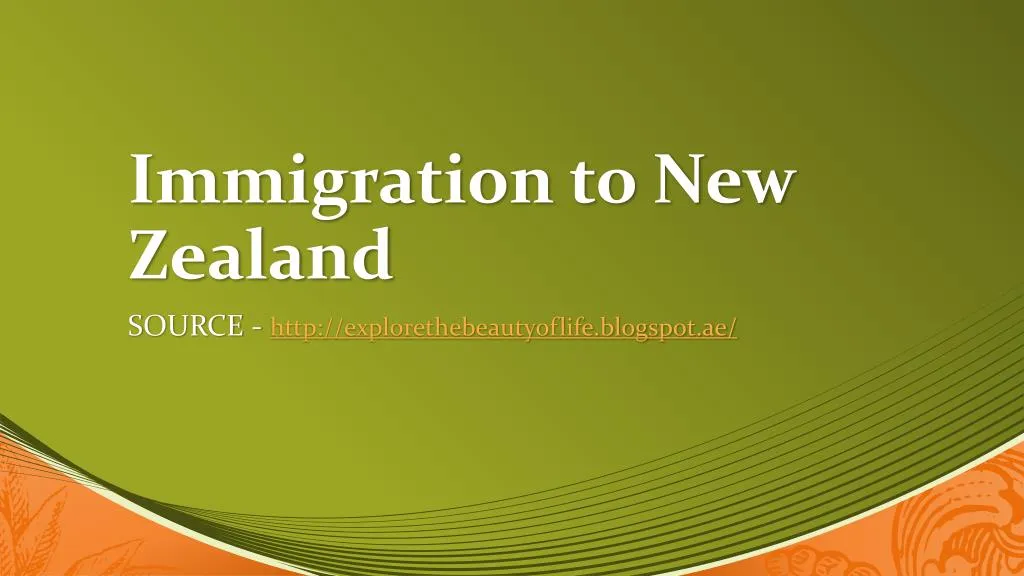 Ppt Immigration To New Zealand Powerpoint Presentation Free Download Id7455362 7372