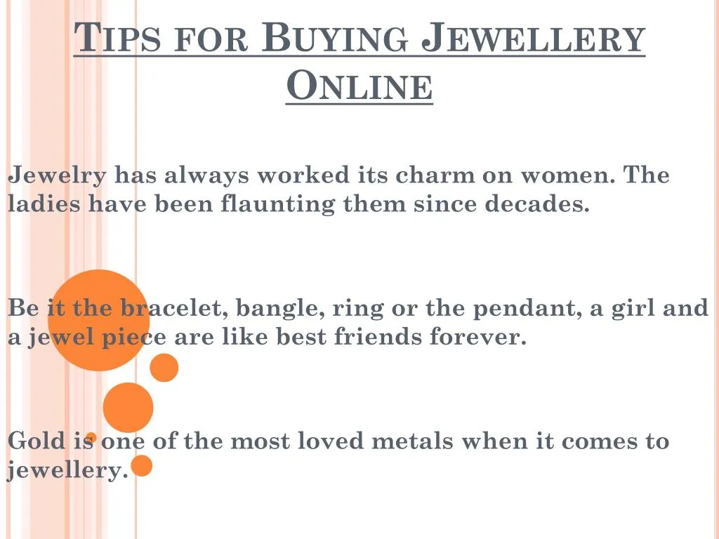 tips for buying jewellery online n.