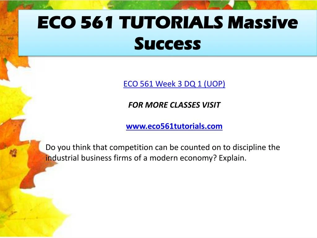 eco 561 week 3 dq 4 eco 561 week 3 dq 4