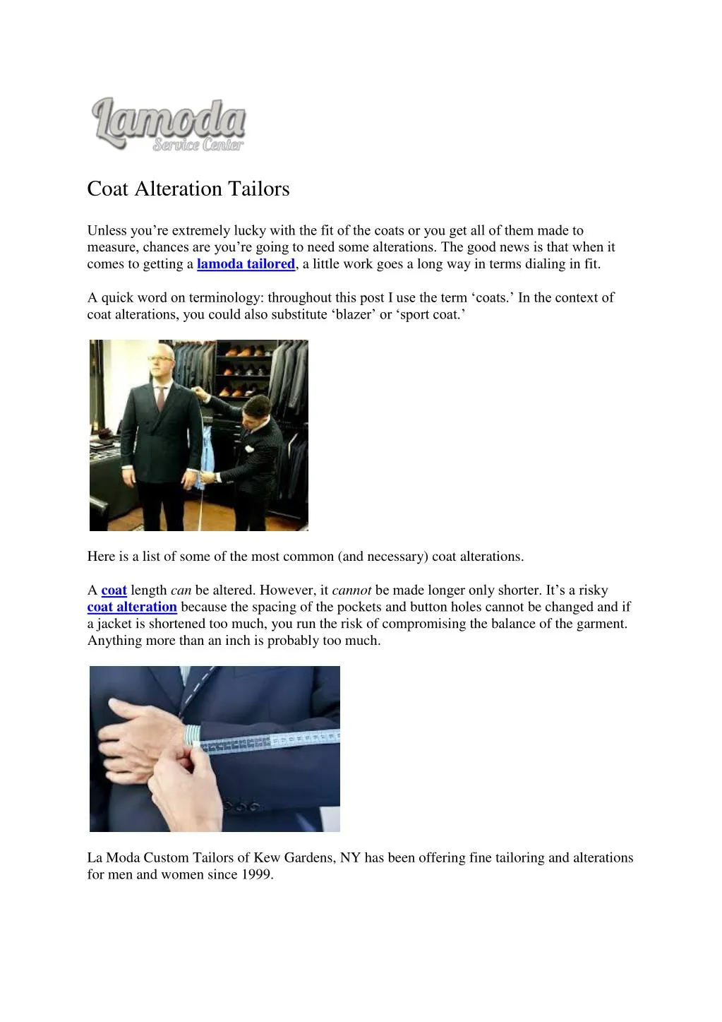 PPT Coat Alteration tailors PowerPoint Presentation, free download