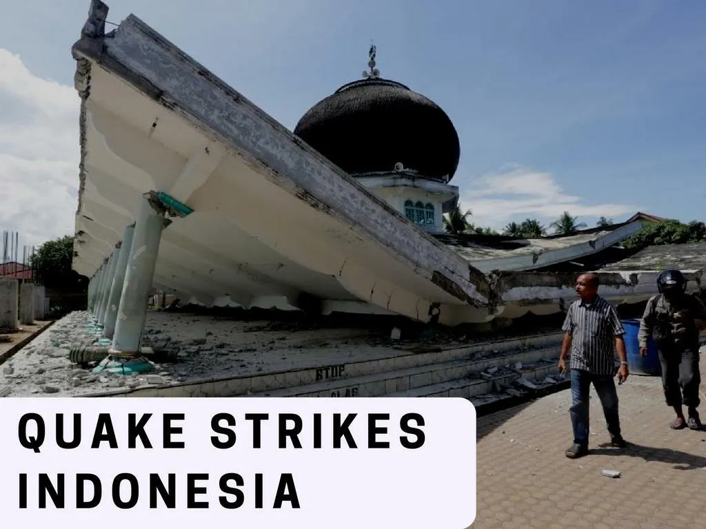 shake strikes indonesia n.