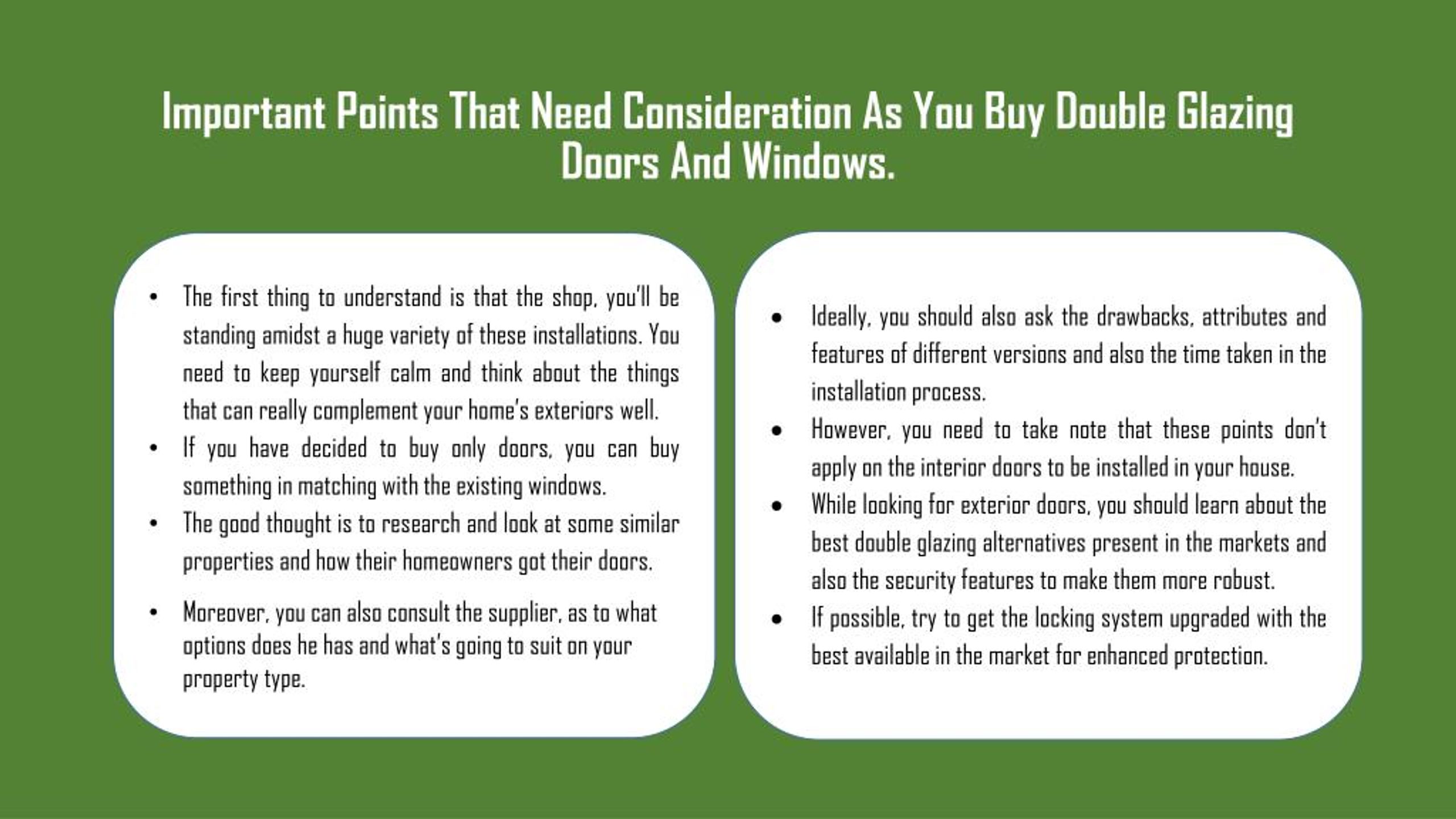 PPT - Double Glazing Doors And Windows Benefits And Buying Tips ...