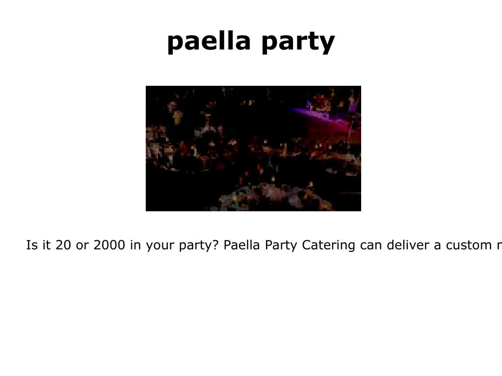 PPT paella chicago PowerPoint Presentation, free download ID7457034