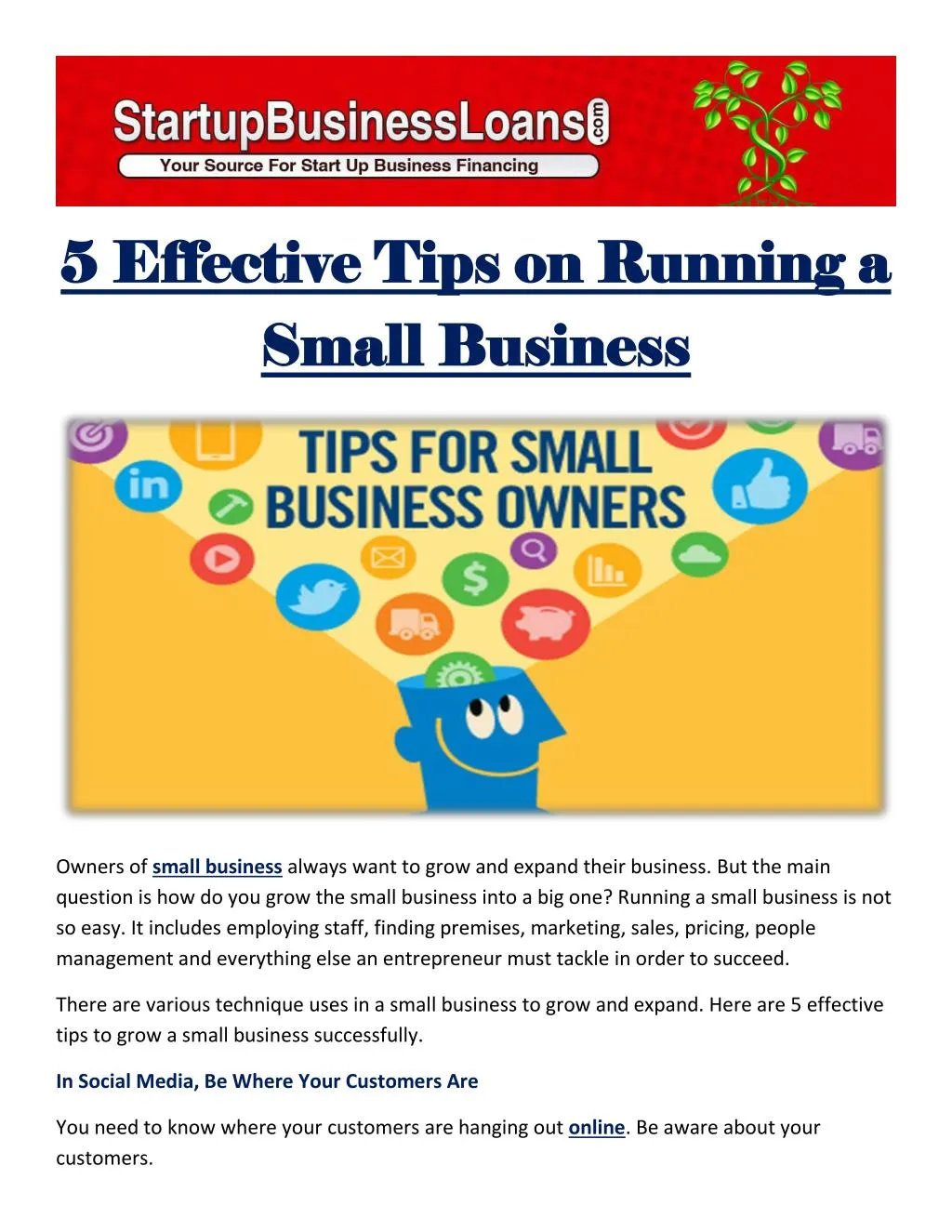 Best Way To Run A Small Business