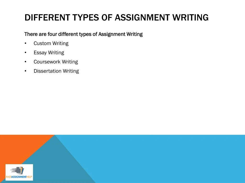 a type of assignment