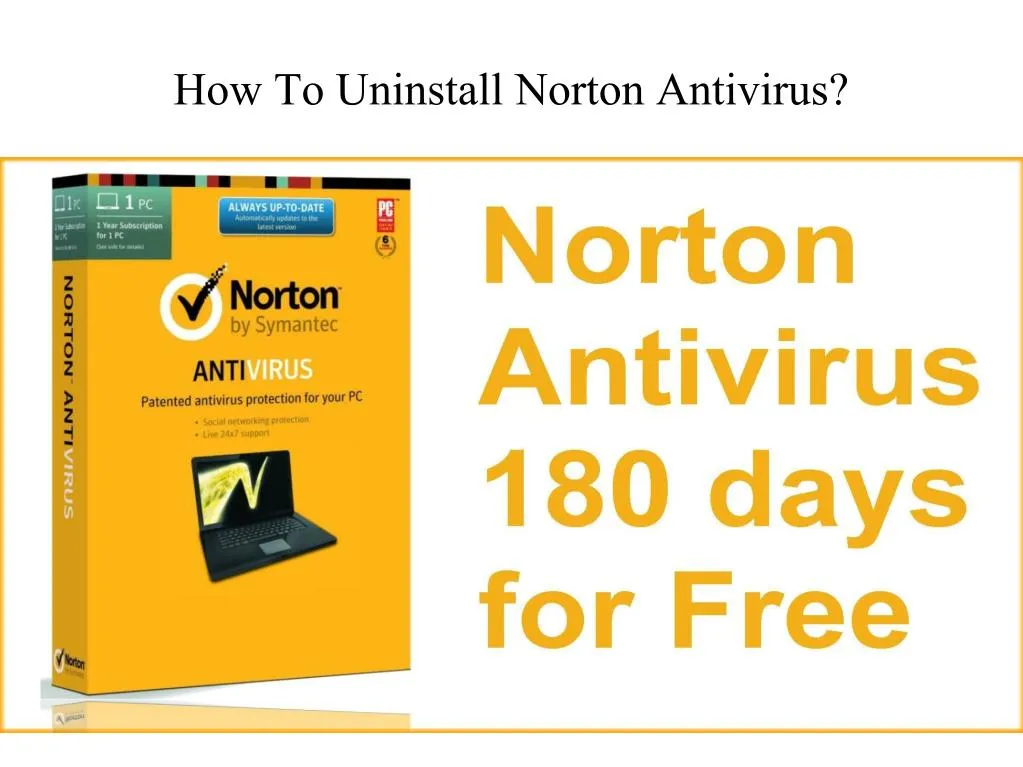 how to uninstall norton antivirus n.