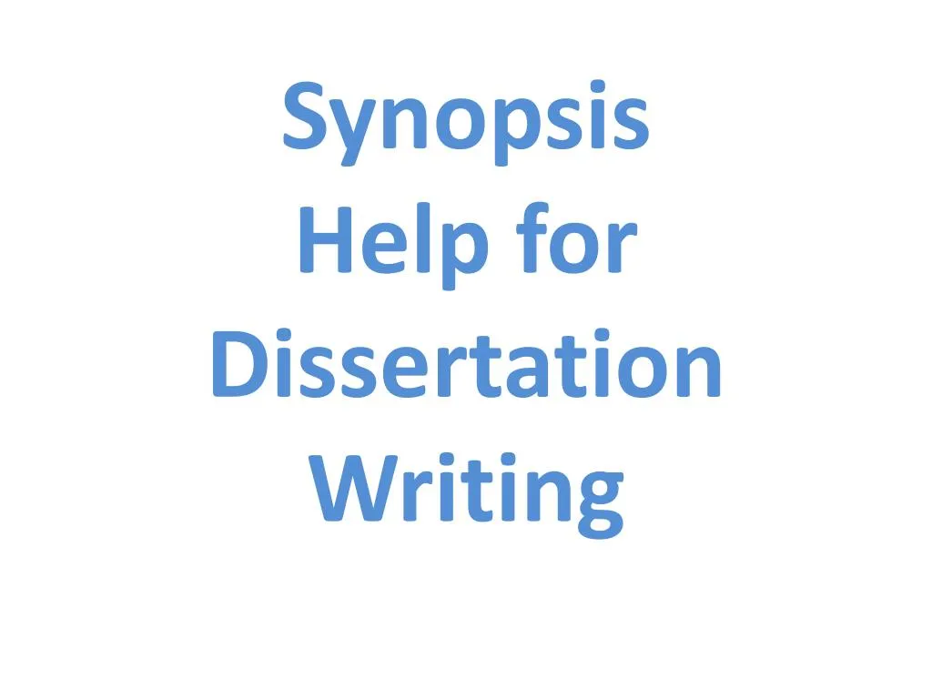 synopsis dissertation wbuhs