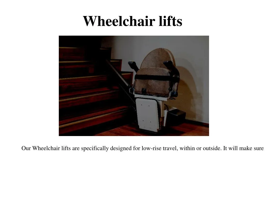 wheelchair lifts n.