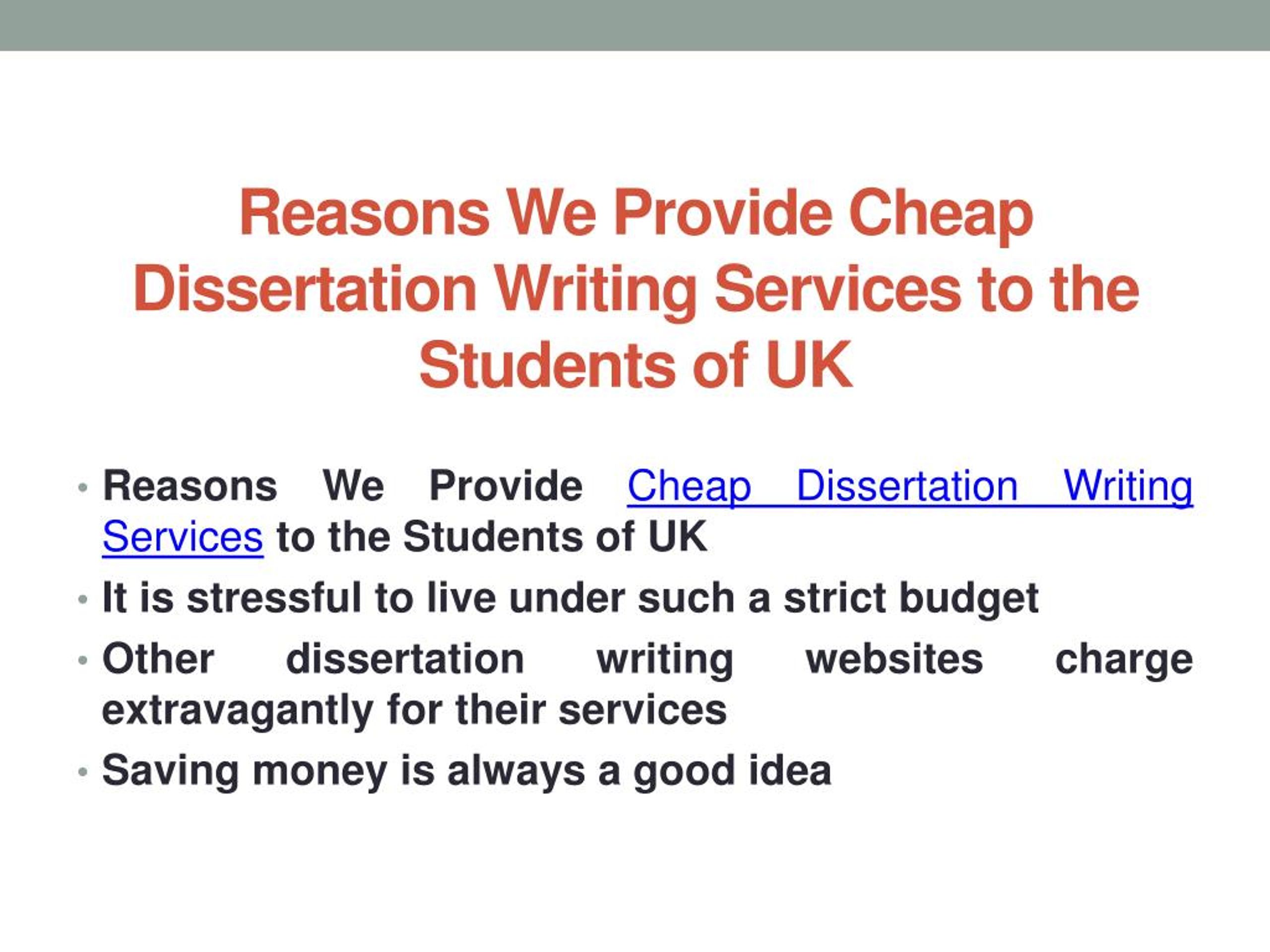 Cheap dissertation writing help