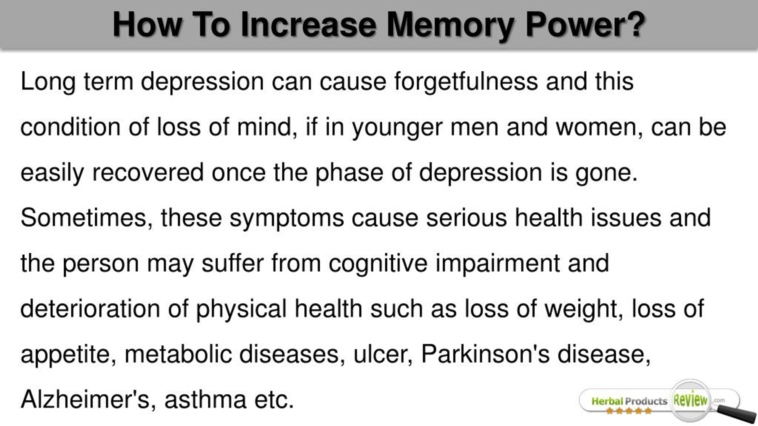 PPT How To Increase Memory Power With Natural Brain Supplements