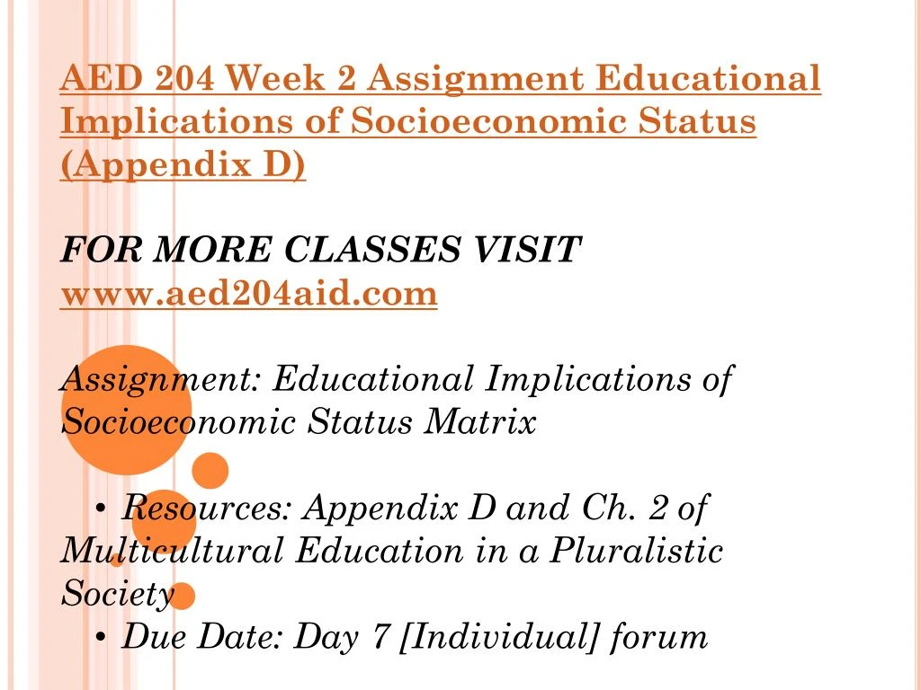 aed 204 appendix d Title: aed 204 all assignments, author (appendix d) aed 204 week 3 dq 1 and dq 2 aed 204 week 3 checkpoint personal statement aed 204 week 4 checkpoint. aed 204 appendix d Title: aed 204 all assignments, author (appendix d) aed 204 week 3 dq 1 and dq 2 aed 204 week 3 checkpoint personal statement aed 204 week 4 checkpoint.
