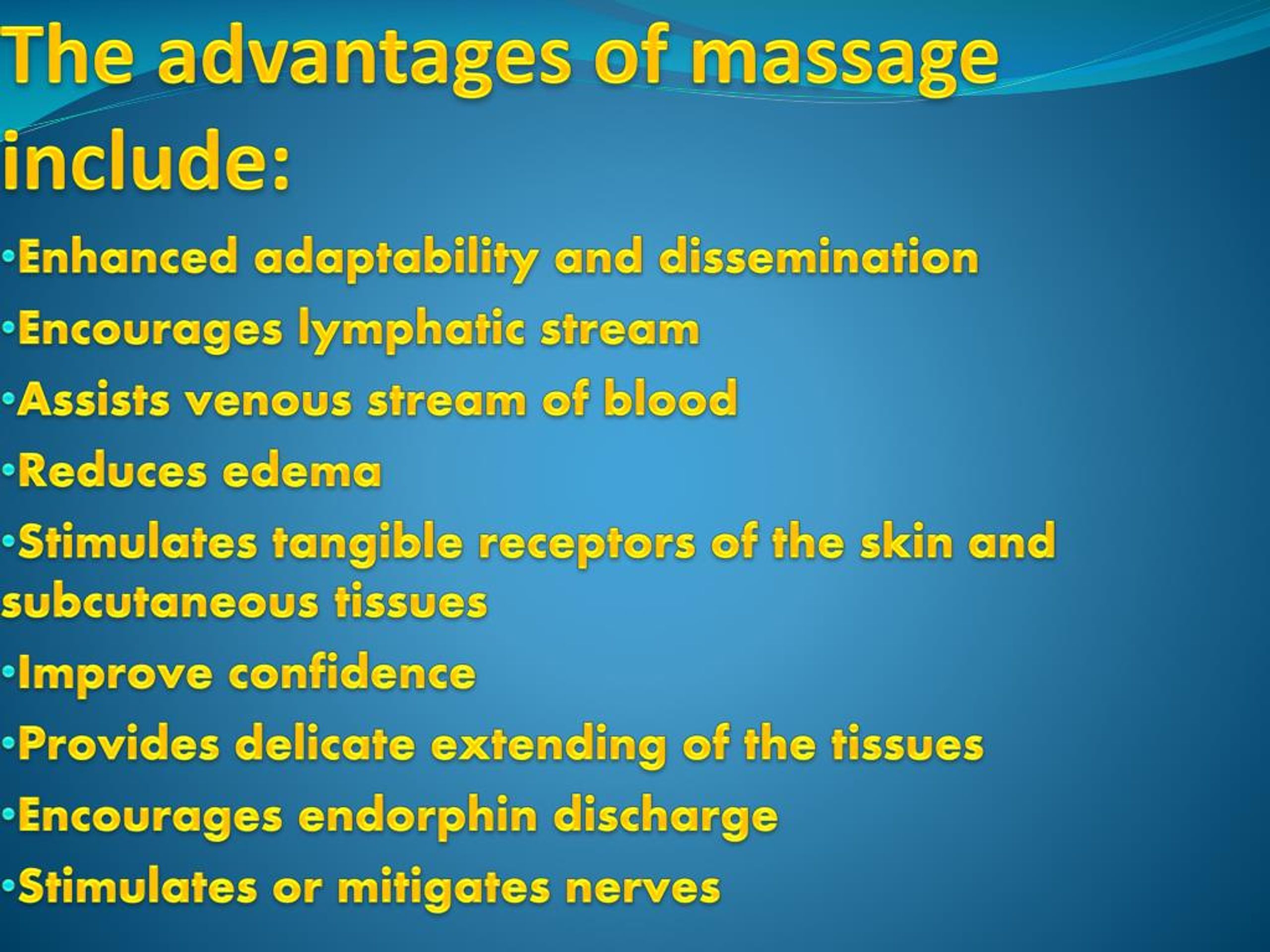 Ppt Amazing Benefits Of Having Regular Massage Powerpoint Presentation Id7460303