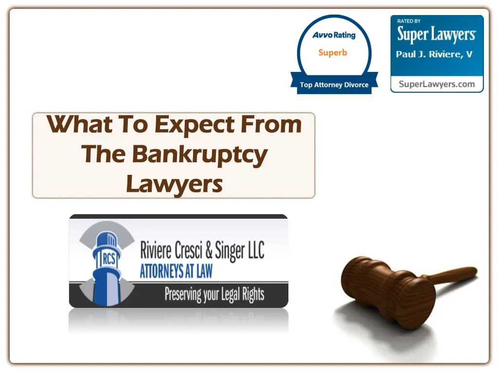 PPT - What To Expect From The Bankruptcy Lawyers PowerPoint ...