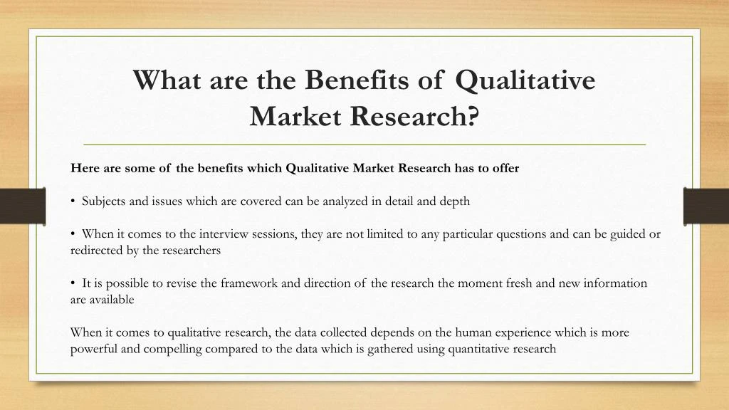 what is the definition qualitative market research