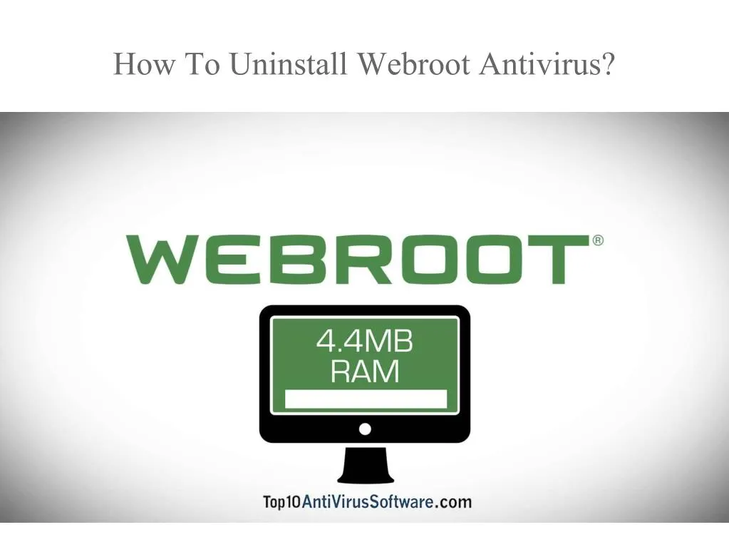 how to uninstall webroot antivirus n.