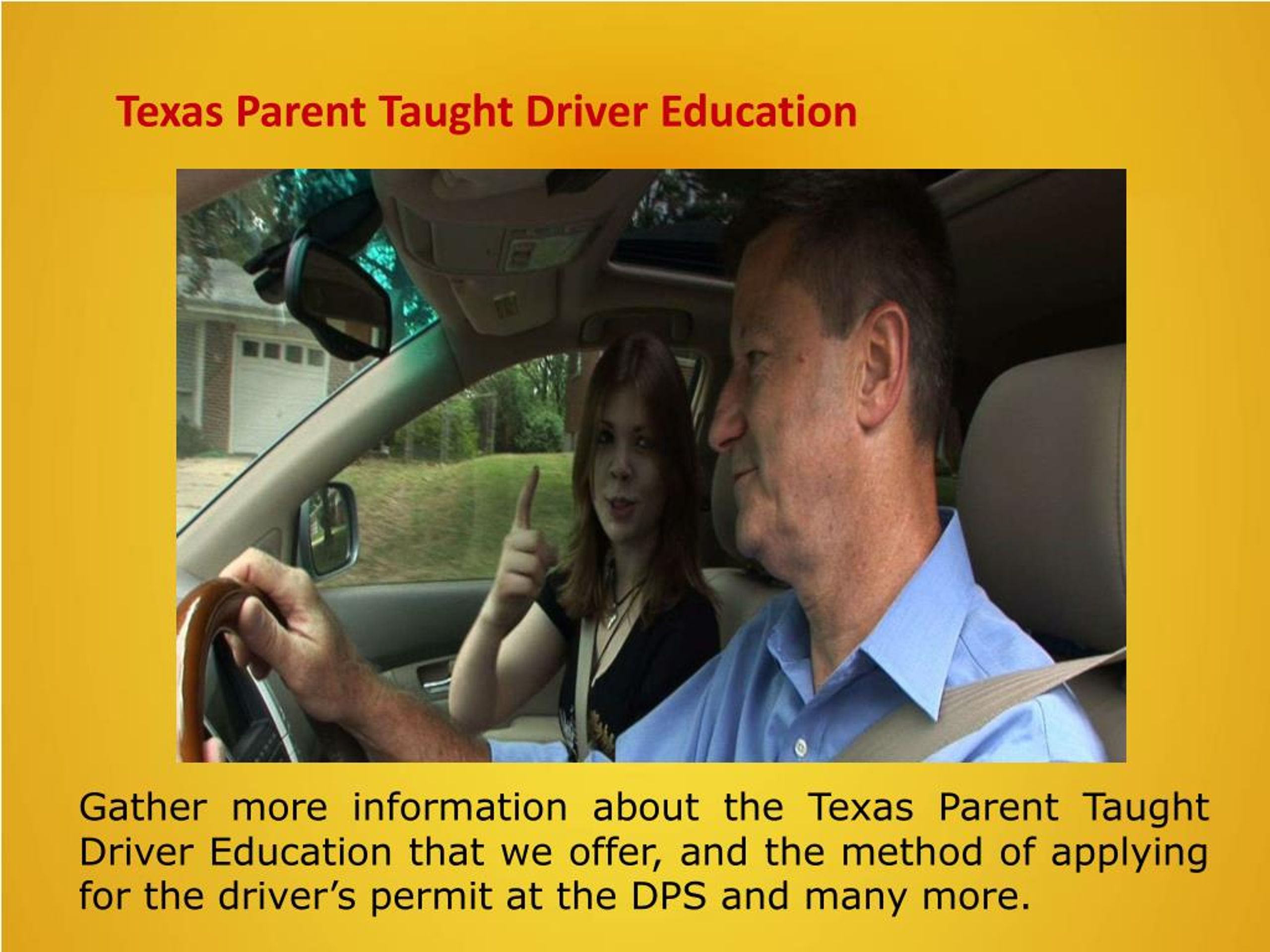 PPT - Texas Graduated Driver License Program PowerPoint Presentation ...