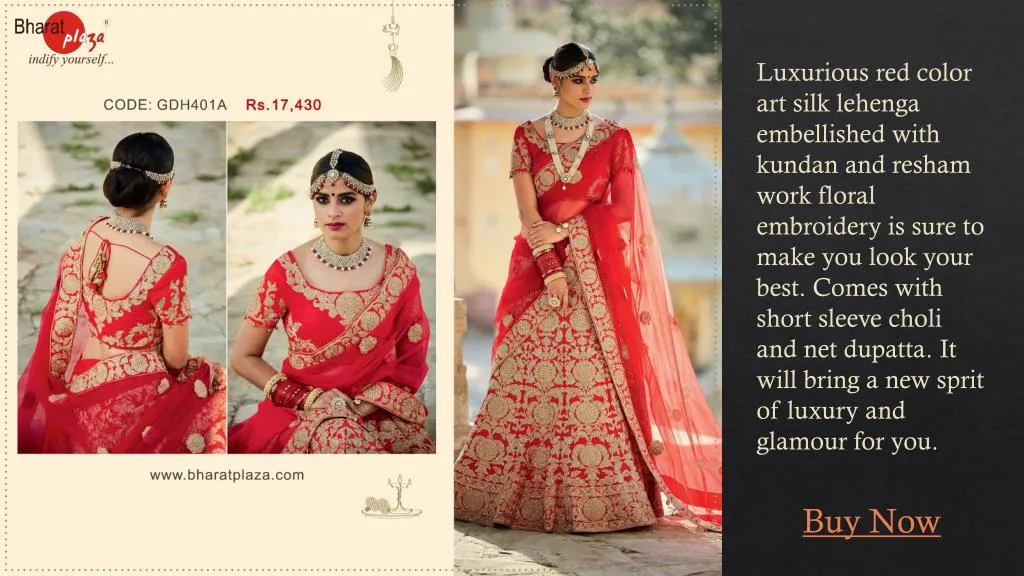 Ppt Latest Wedding Lehenga Online Clothing Store Powerpoint