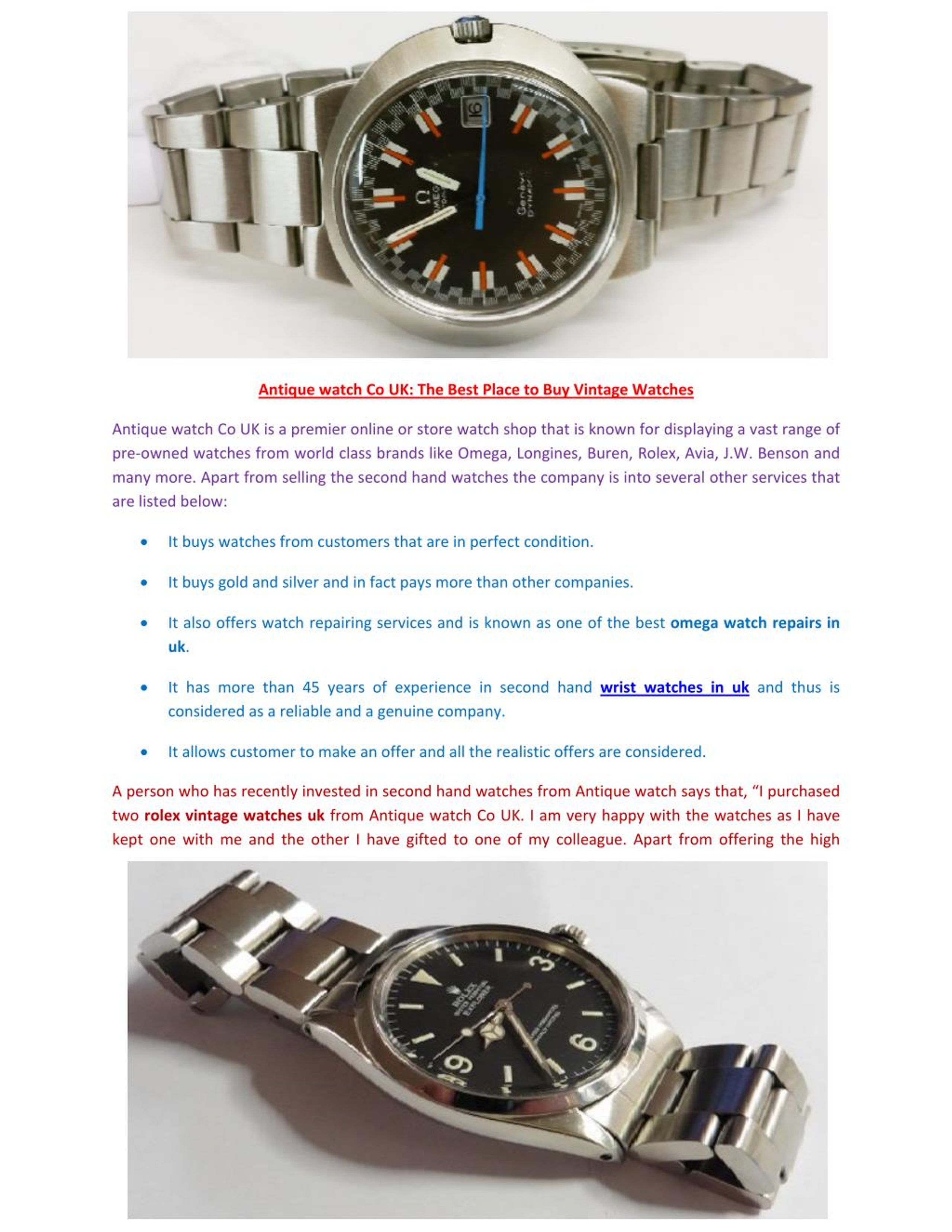 PPT - wrist watches in uk PowerPoint 