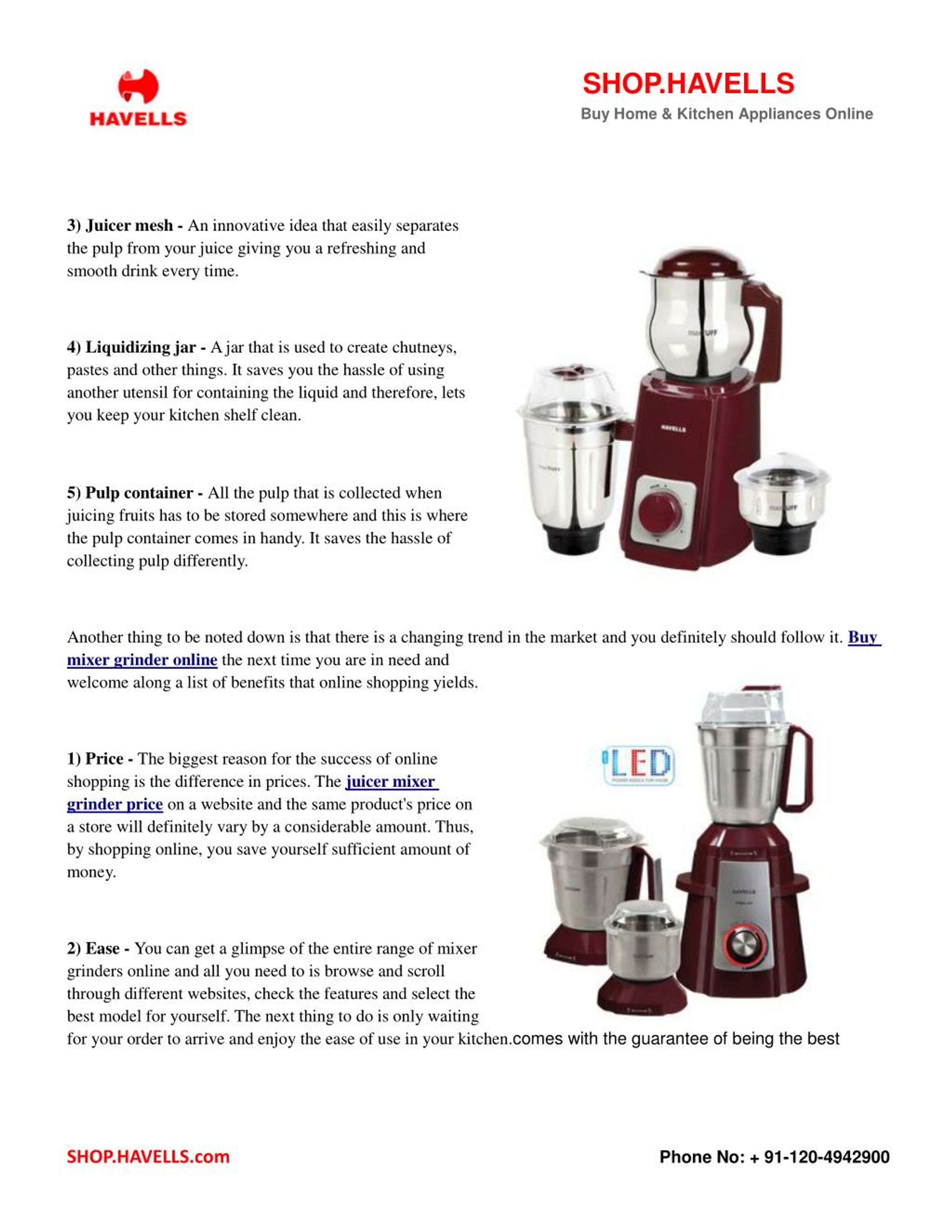 PPT - The Benefits of Juicer Mixer Grinders and Online Shopping ...