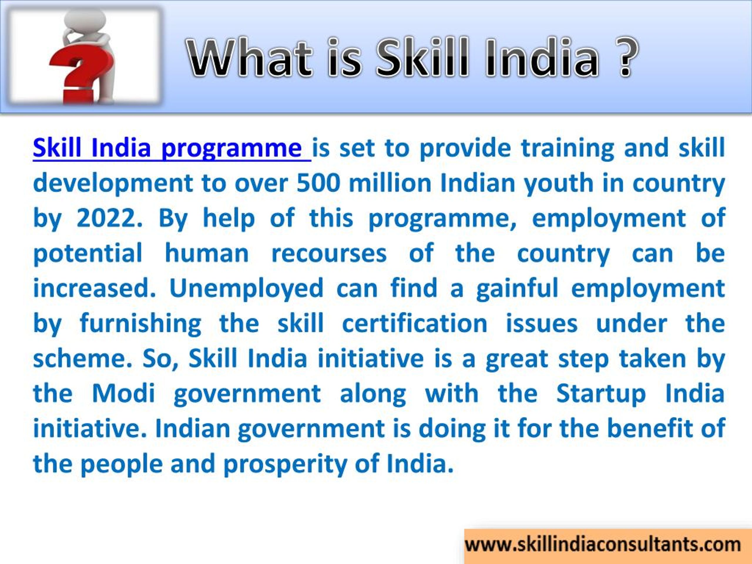 skill india ppt presentation download