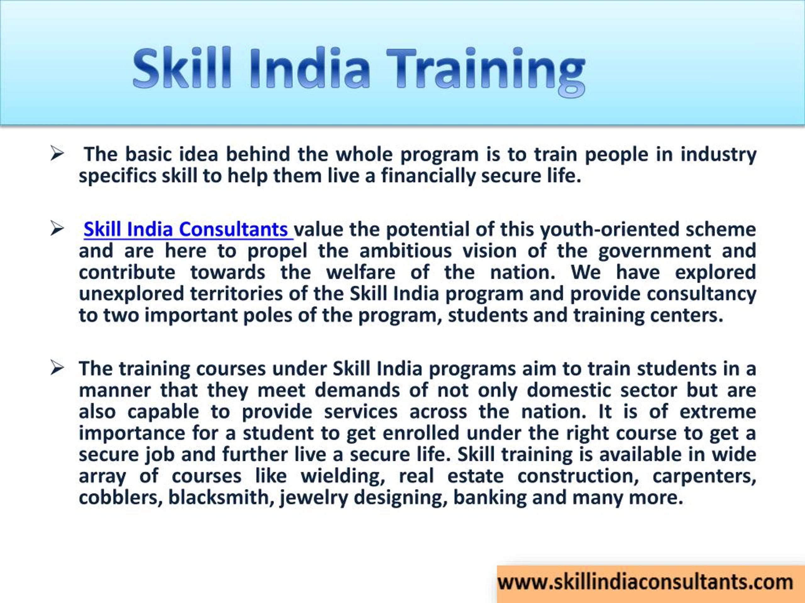 skill india research paper