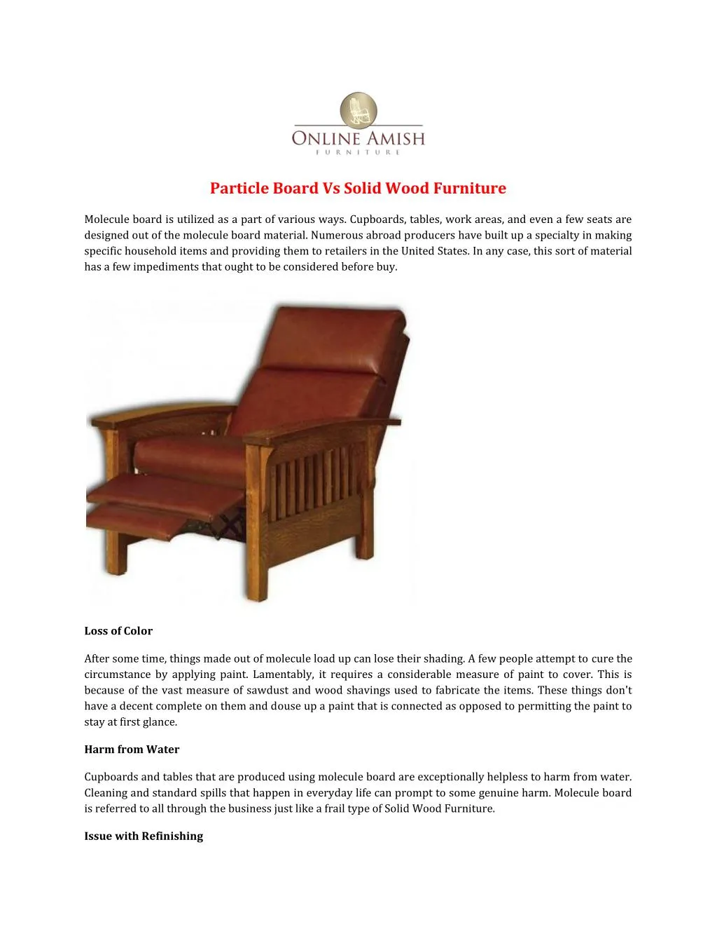 PPT Particle Board Vs Solid Wood Furniture PowerPoint Presentation
