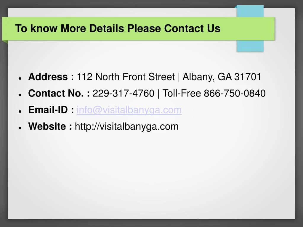 PPT - Top Rated Albany GA Restaurants PowerPoint Presentation - ID:7467494