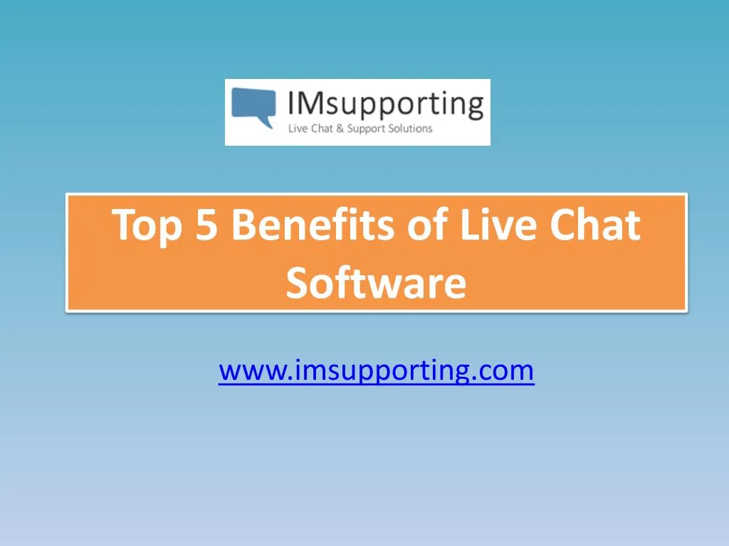 Top 5 live chat