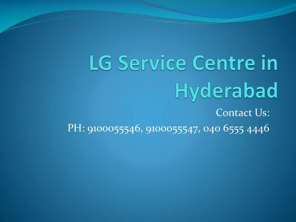 lg service centre in hyderabad n.