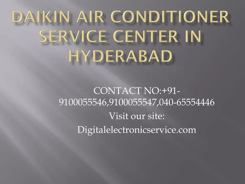 daikin air conditioner service center in hyderabad n.