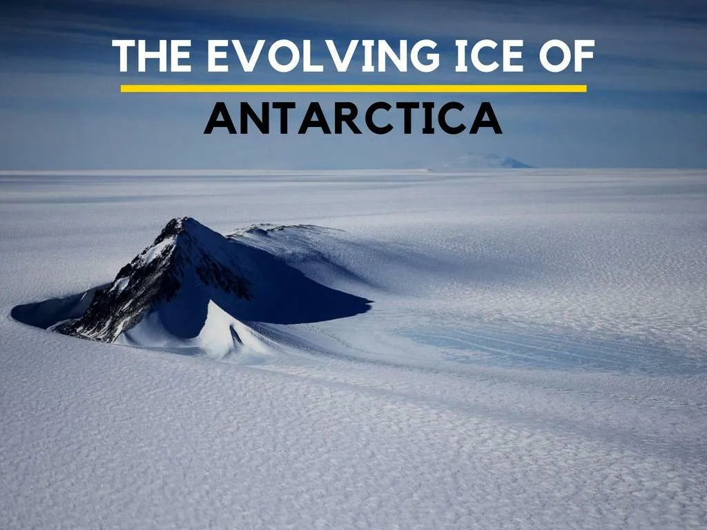 the developing ice of antarctica n.