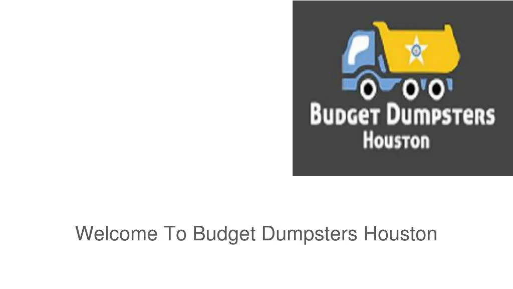 budget dumpster houston