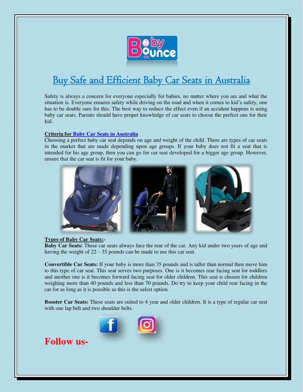 PPT Buy Safe and Efficient Baby Car Seats in Australia PowerPoint