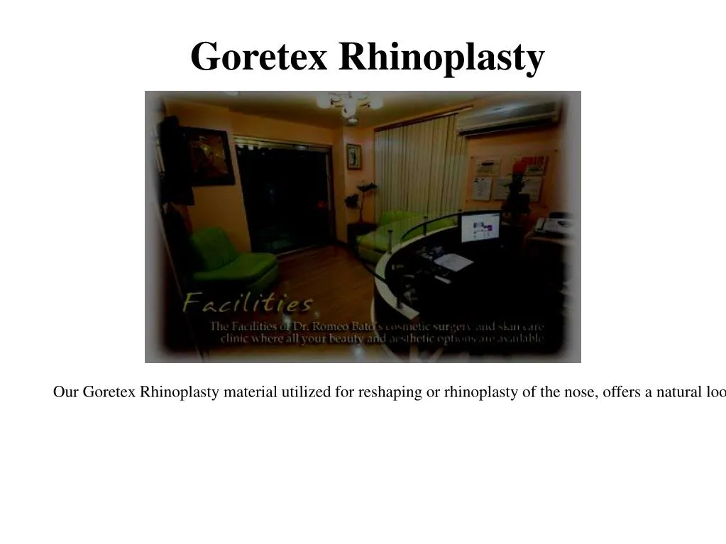 goretex rhinoplasty n.