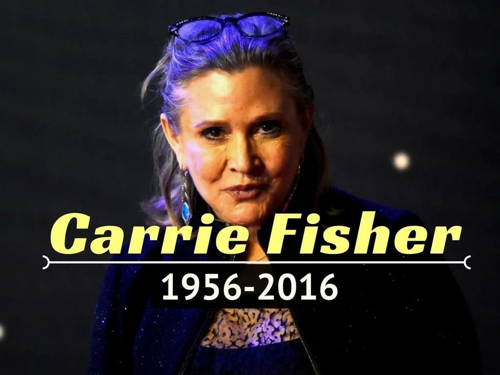 carrie fisher 1956 2016 n.