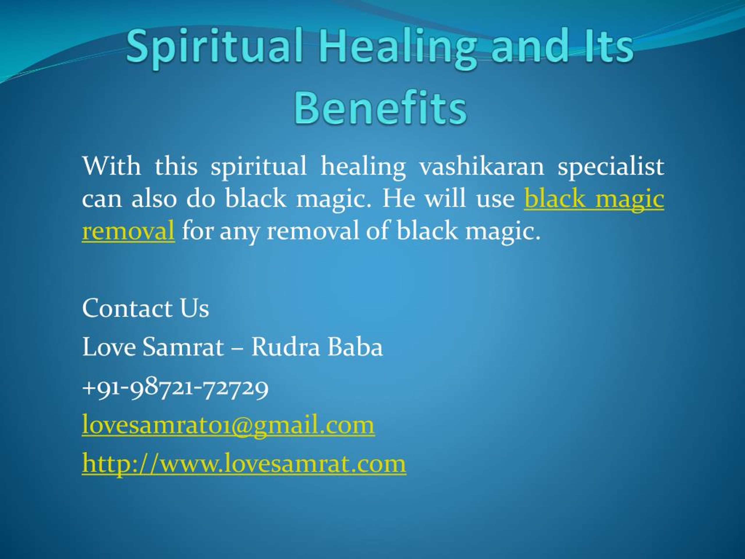 Ppt - Spiritual Healing And Its Benefits Powerpoint Presentation, Free 