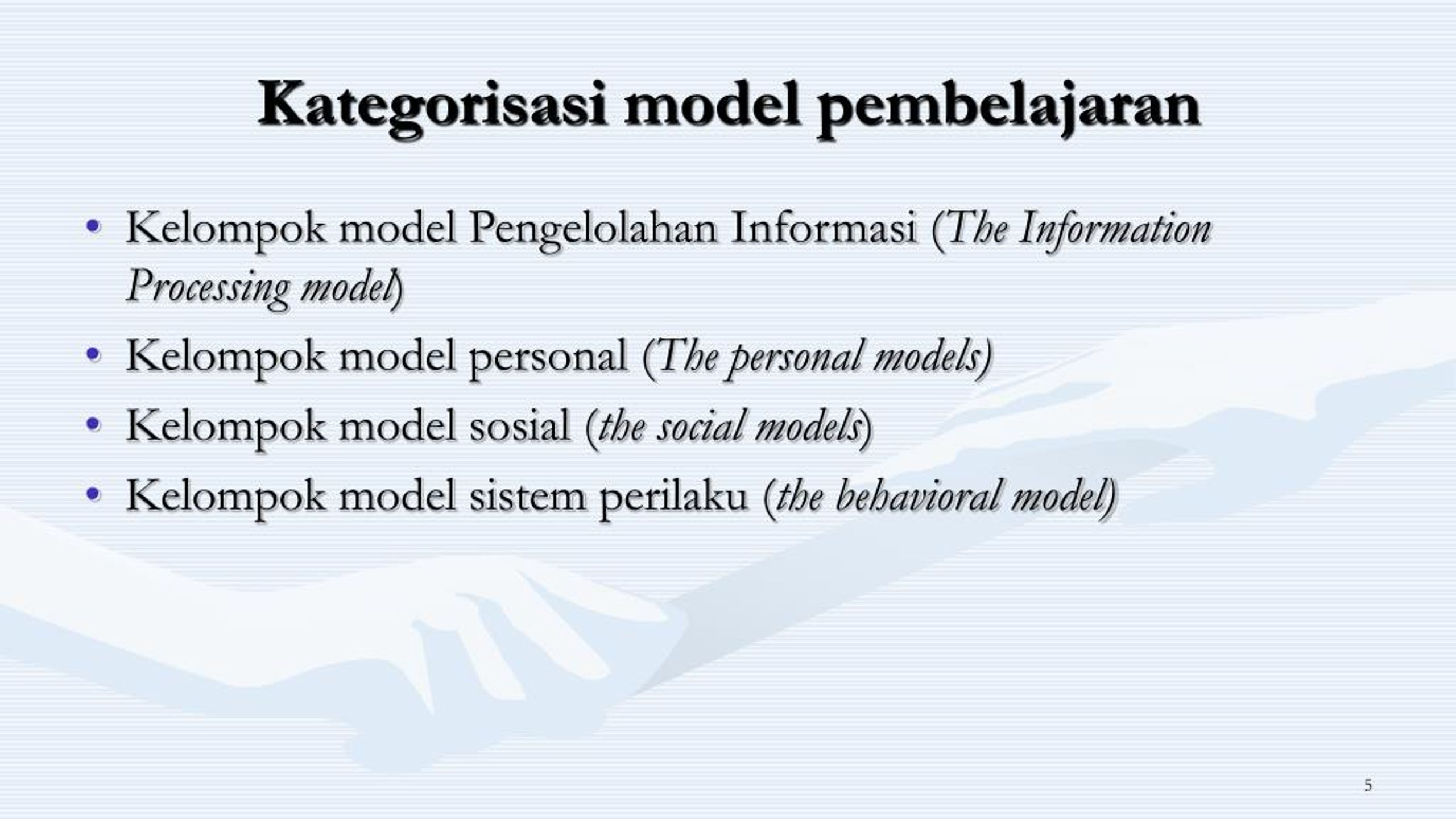 PPT - Model Pembelajaran PowerPoint Presentation, Free Download - ID ...